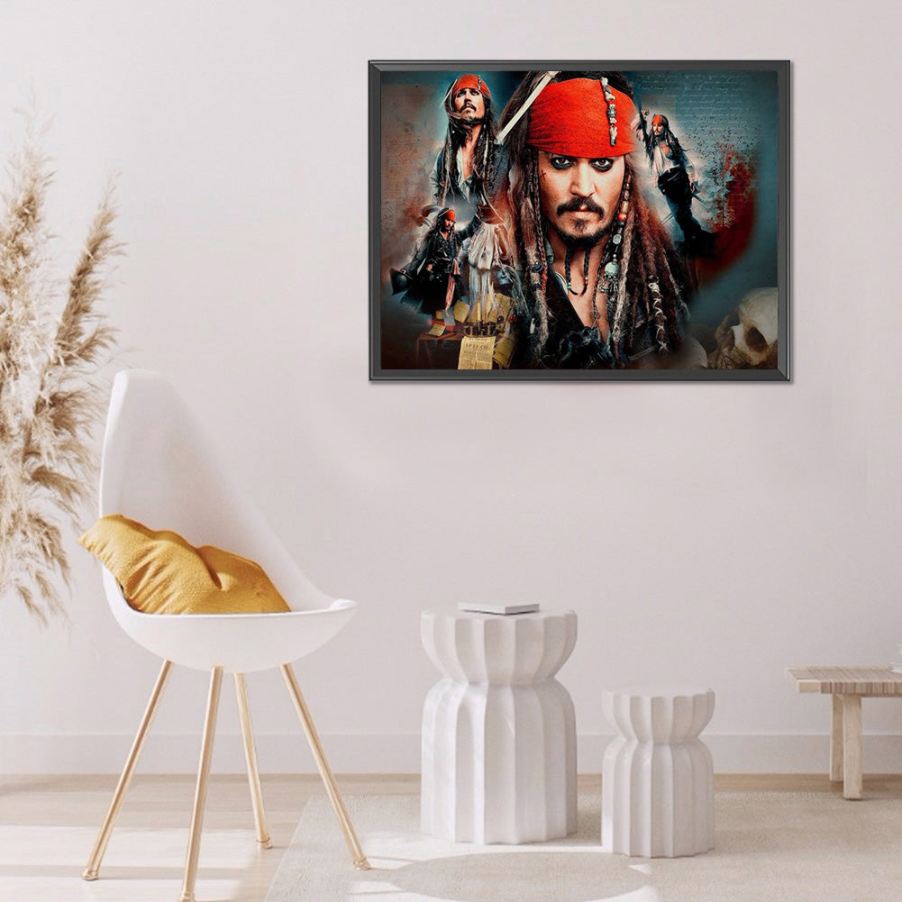 Pirates Of The Caribbean - Full Round Drill Diamond Painting 50*40CM