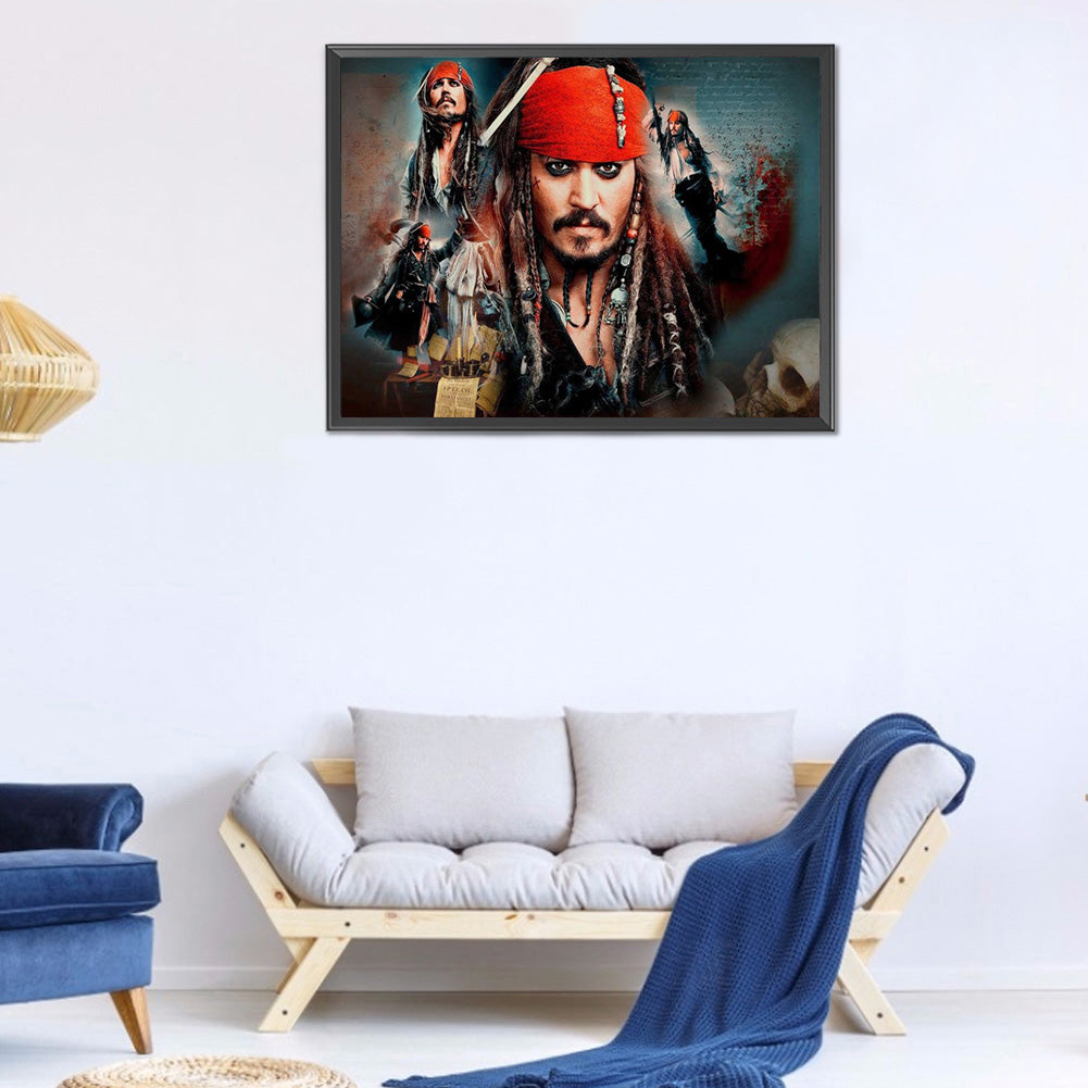 Pirates Of The Caribbean - Full Round Drill Diamond Painting 50*40CM