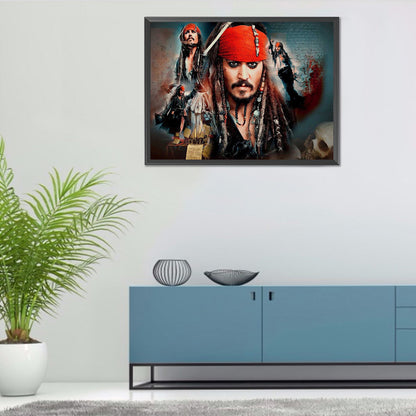 Pirates Of The Caribbean - Full Round Drill Diamond Painting 50*40CM