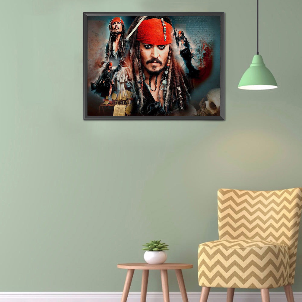 Pirates Of The Caribbean - Full Round Drill Diamond Painting 50*40CM