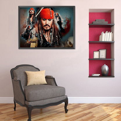 Pirates Of The Caribbean - Full Round Drill Diamond Painting 50*40CM