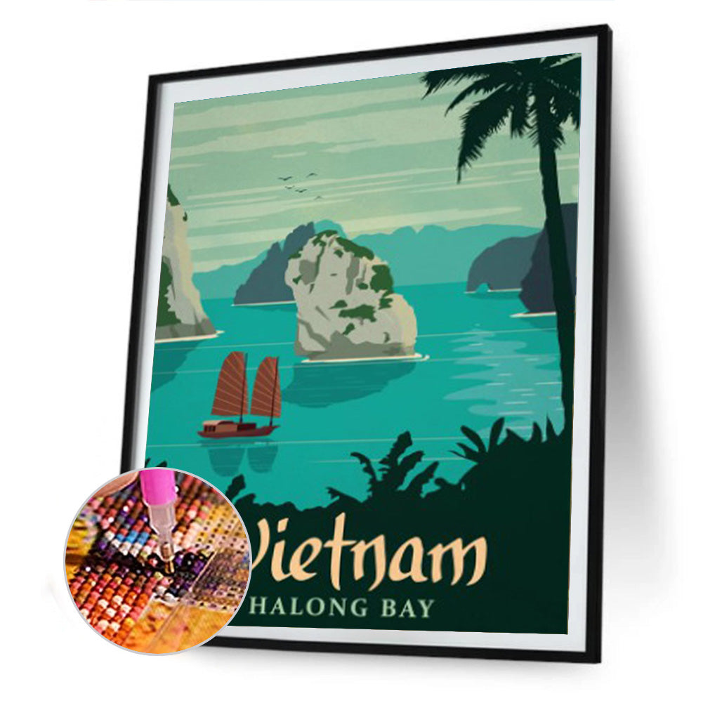 City - Full Round Drill Diamond Painting 30*40CM