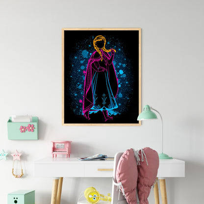 Silhouette - Princess - 11CT Stamped Cross Stitch 40*50CM