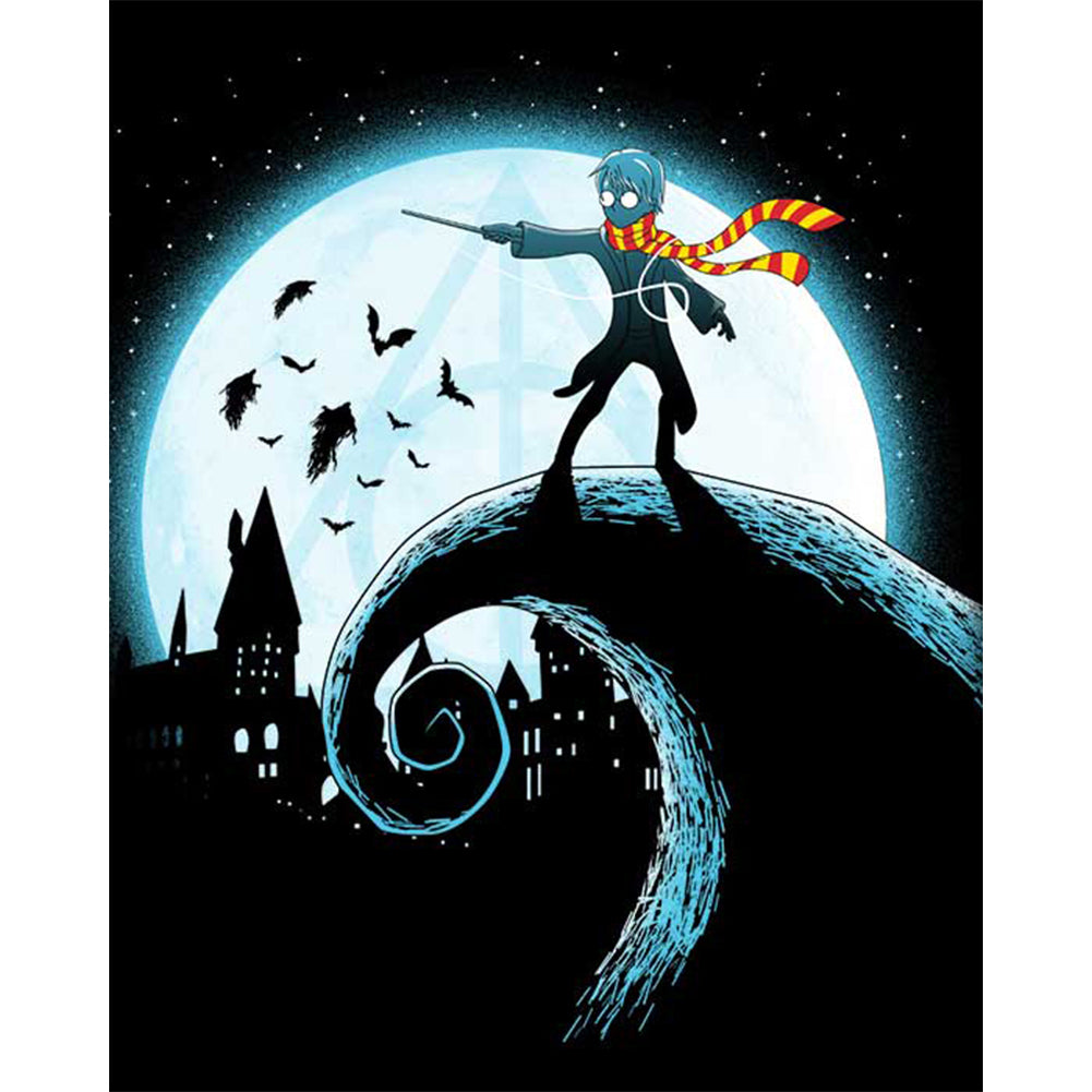 Silhouette - Harry Potter - 11CT Stamped Cross Stitch 40*50CM