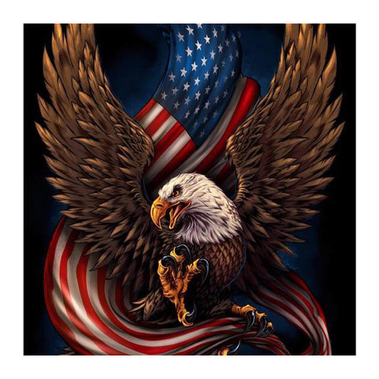 Eagle Flag - Full Round Drill Diamond Painting 40*40CM