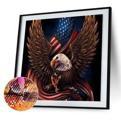 Eagle Flag - Full Round Drill Diamond Painting 40*40CM