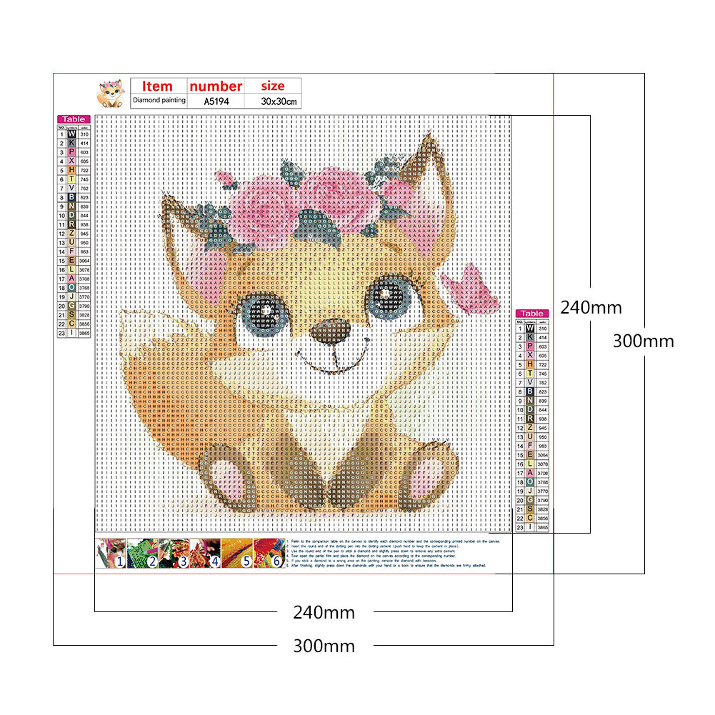 Cartoon Animals - Full Round Drill Diamond Painting 30*30CM