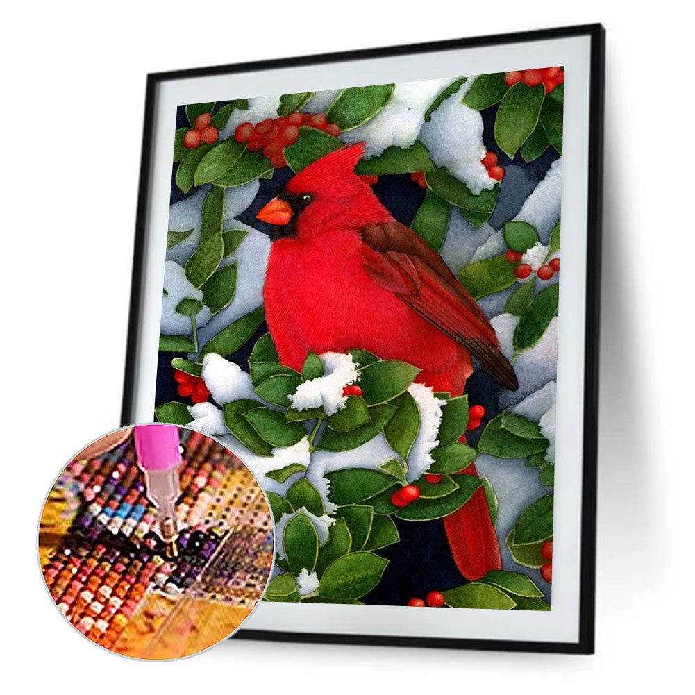 Cardinals - Full Round Drill Diamond Painting 30*40CM