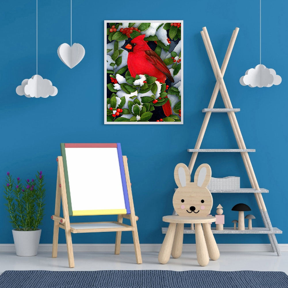 Cardinals - Full Round Drill Diamond Painting 30*40CM