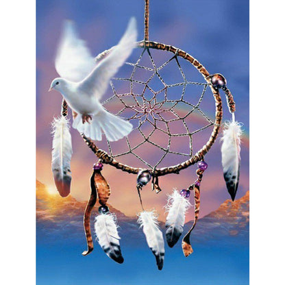 Dreamcatcher - Full Round Drill Diamond Painting 30*40CM