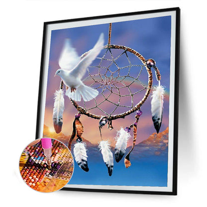 Dreamcatcher - Full Round Drill Diamond Painting 30*40CM