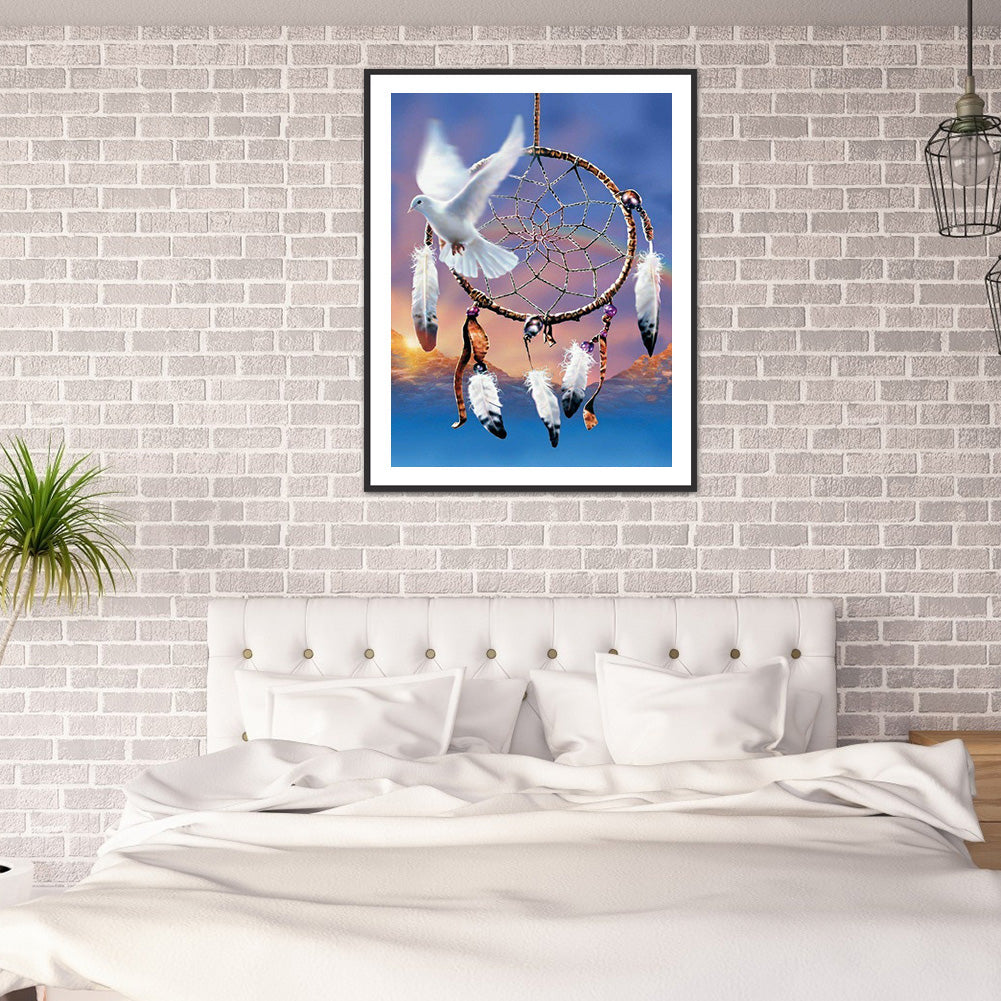 Dreamcatcher - Full Round Drill Diamond Painting 30*40CM