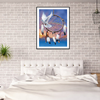 Dreamcatcher - Full Round Drill Diamond Painting 30*40CM