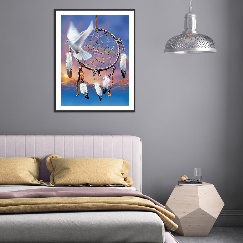 Dreamcatcher - Full Round Drill Diamond Painting 30*40CM