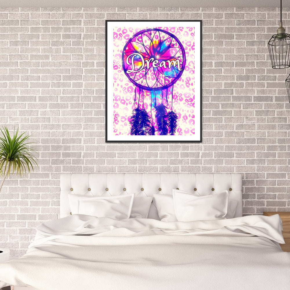 Dreamcatcher - Full Round Drill Diamond Painting 30*40CM