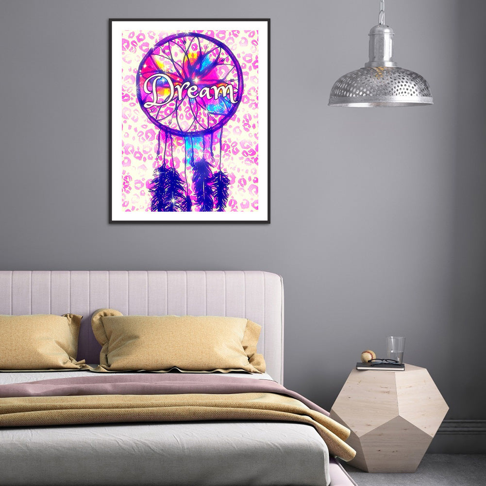 Dreamcatcher - Full Round Drill Diamond Painting 30*40CM