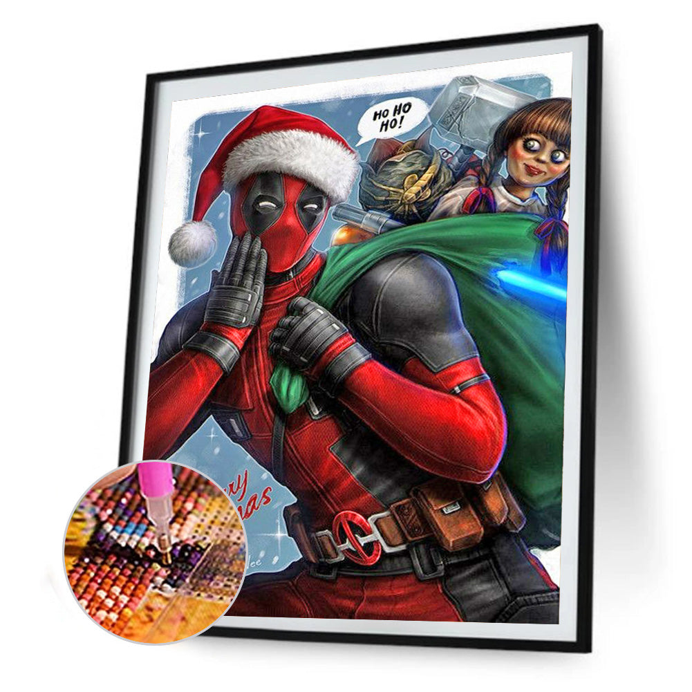 Deadpool - Full Round Drill Diamond Painting 30*40CM