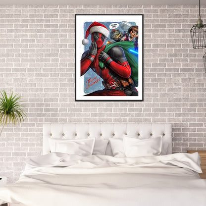 Deadpool - Full Round Drill Diamond Painting 30*40CM