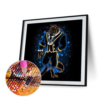 Beauty And The Beast - Full Round Drill Diamond Painting 30*30CM