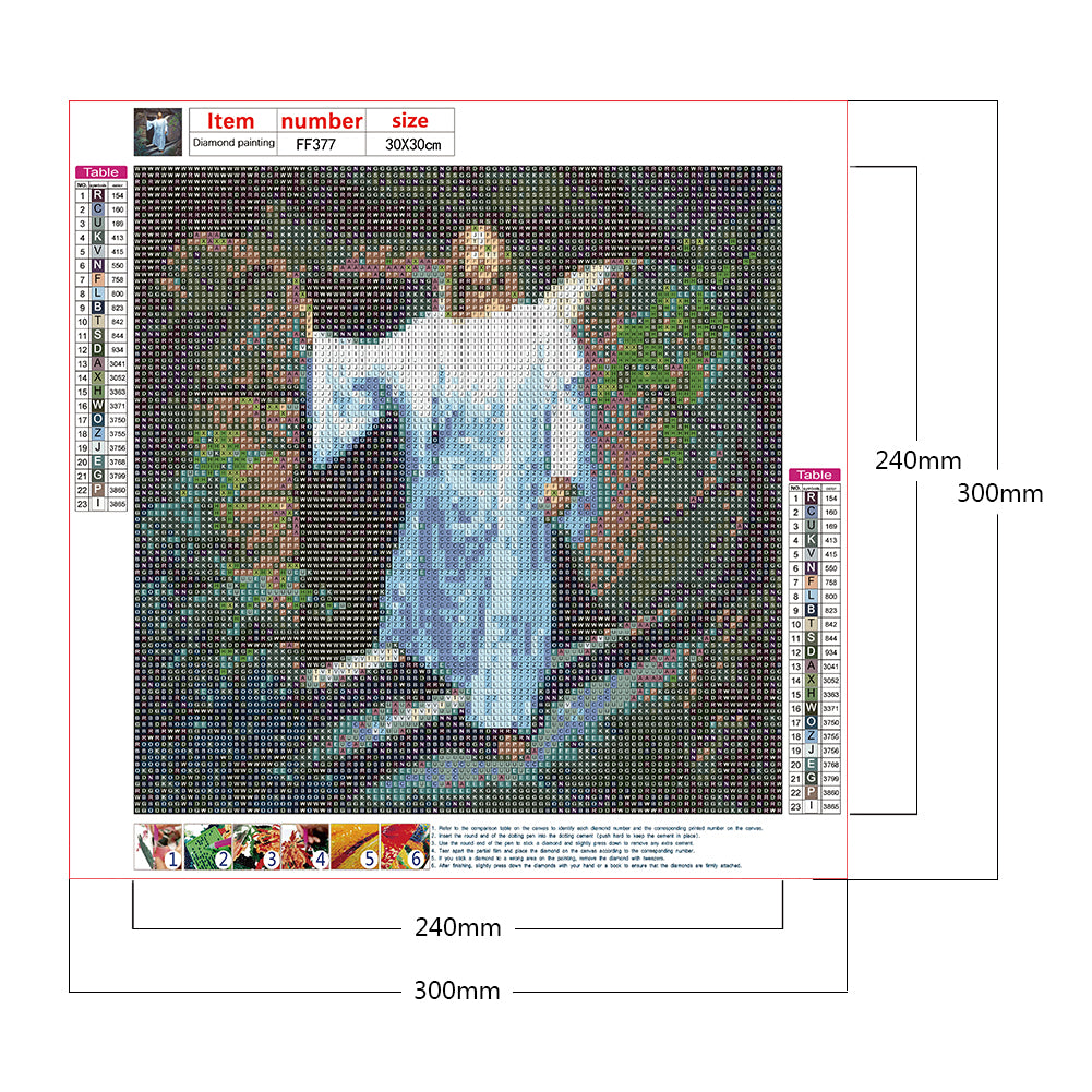 Religion - Full Square Drill Diamond Painting 30*30CM