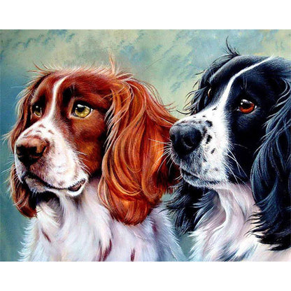 Dog - Full Round Drill Diamond Painting 40*30CM