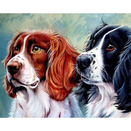 Dog - Full Round Drill Diamond Painting 40*30CM