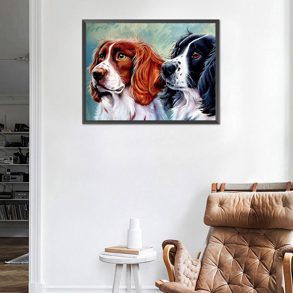 Dog - Full Round Drill Diamond Painting 40*30CM