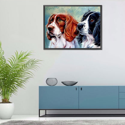 Dog - Full Round Drill Diamond Painting 40*30CM