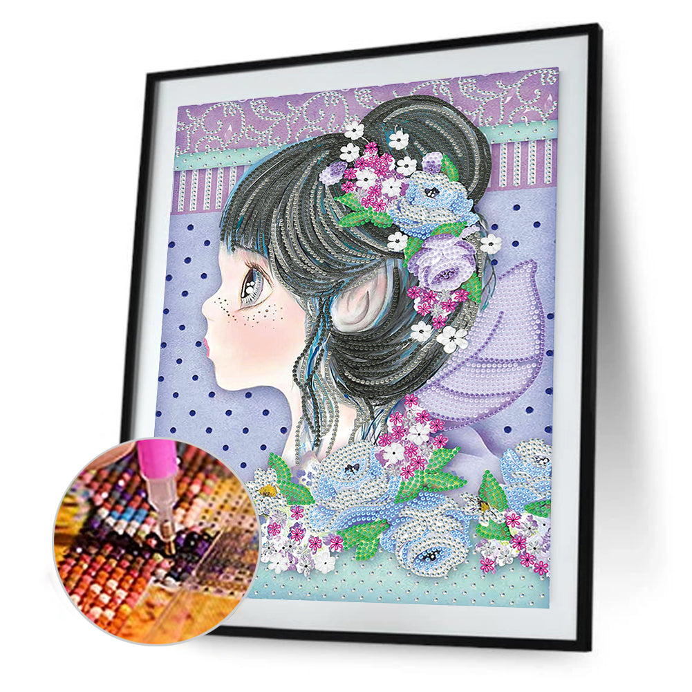 Elf Girl - Special Shaped Drill Diamond Paiting 30*40CM