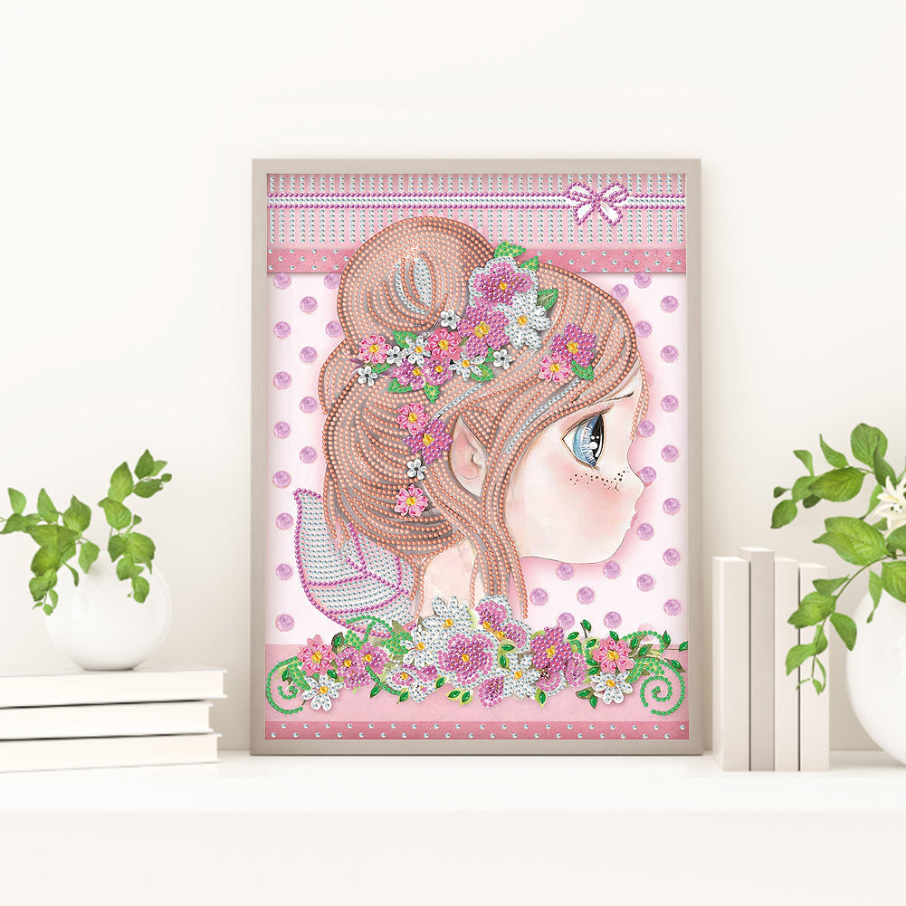 Elf Girl - Special Shaped Drill Diamond Paiting 30*40CM