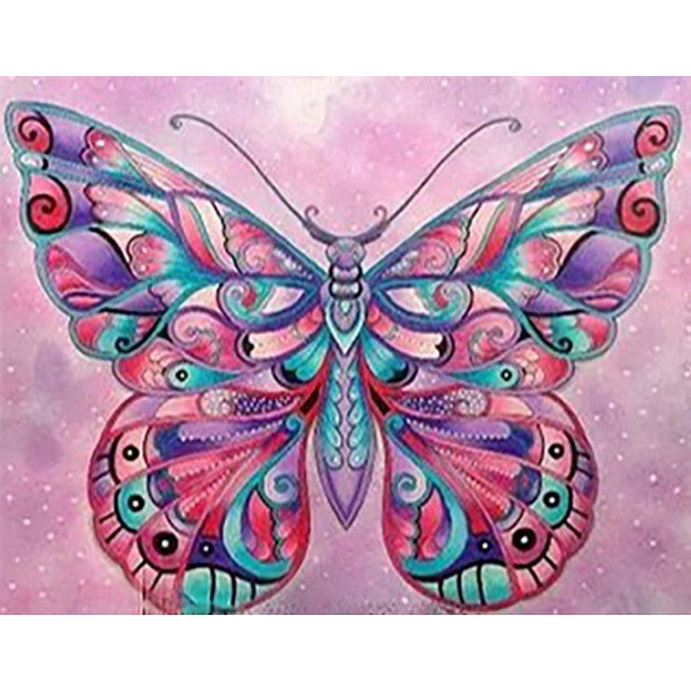 Butterfly - Full Square Drill Diamond Painting 30*40CM