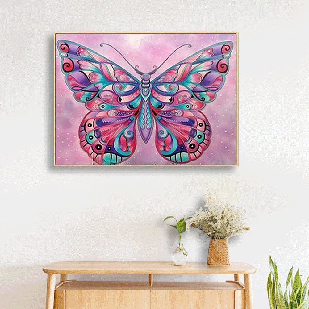 Butterfly - Full Square Drill Diamond Painting 30*40CM