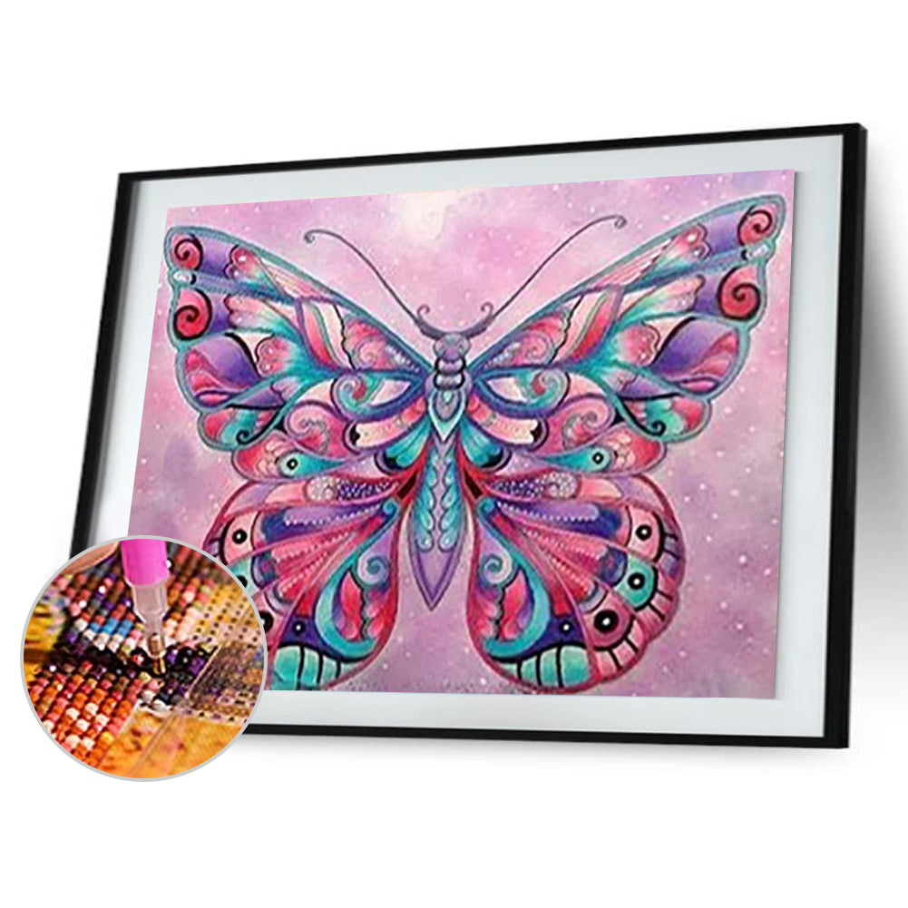 Butterfly - Full Square Drill Diamond Painting 30*40CM