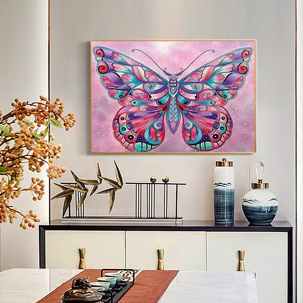 Butterfly - Full Square Drill Diamond Painting 30*40CM