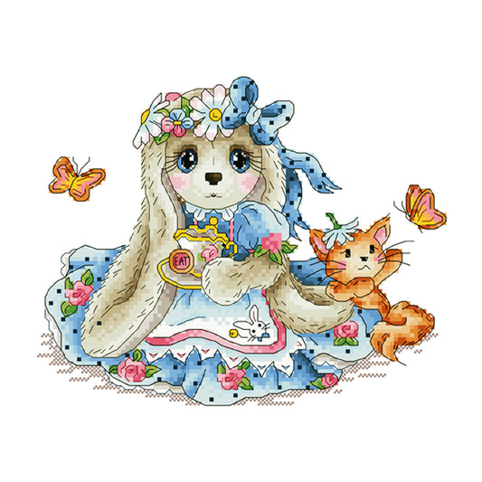 Rabbit - Full Square Drill Diamond Painting 30*40CM