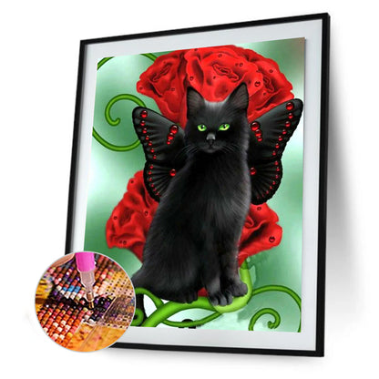 Cat - Full Square Drill Diamond Painting 30*40CM