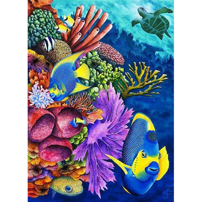 Fish - Full Square Drill Diamond Painting 30*40CM