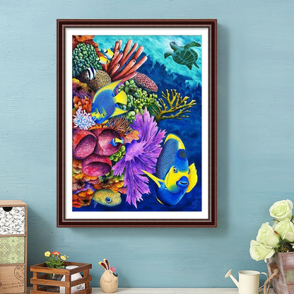 Fish - Full Square Drill Diamond Painting 30*40CM