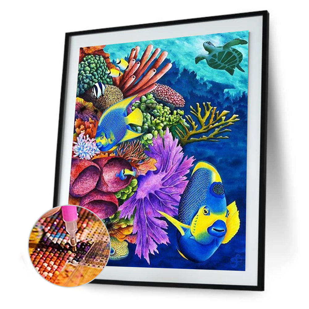 Fish - Full Square Drill Diamond Painting 30*40CM