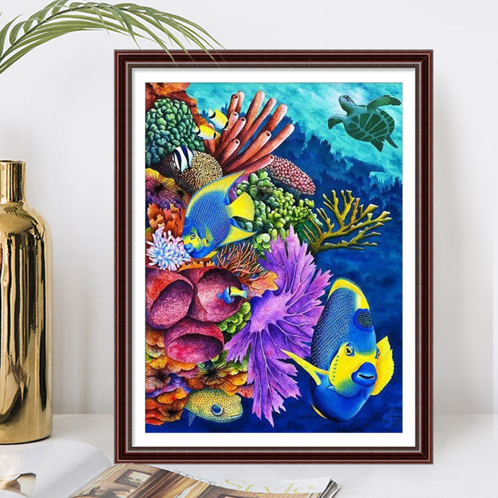 Fish - Full Square Drill Diamond Painting 30*40CM