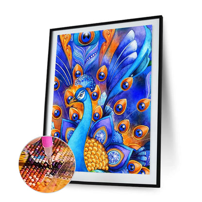 Peacock - Full Square Drill Diamond Painting 30*40CM