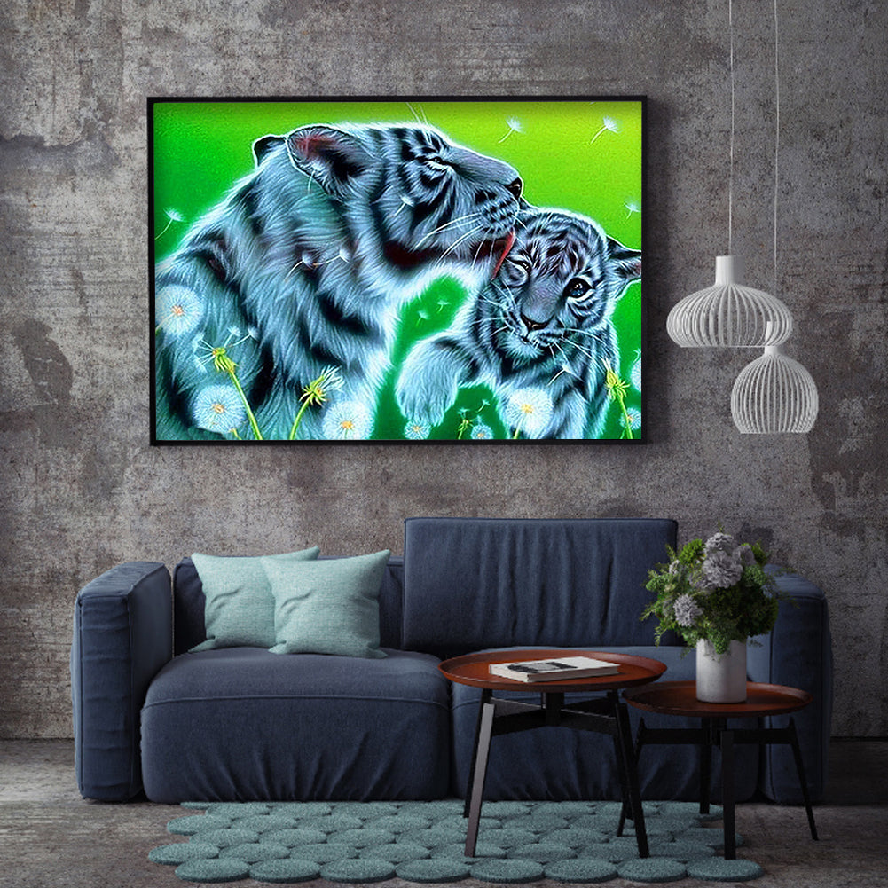 Tiger - Full Square Drill Diamond Painting 30X40CM