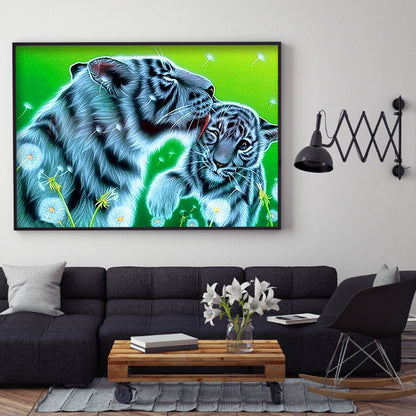 Tiger - Full Square Drill Diamond Painting 30X40CM