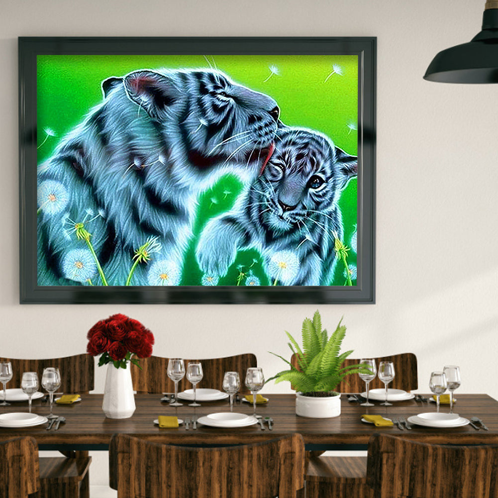 Tiger - Full Square Drill Diamond Painting 30X40CM