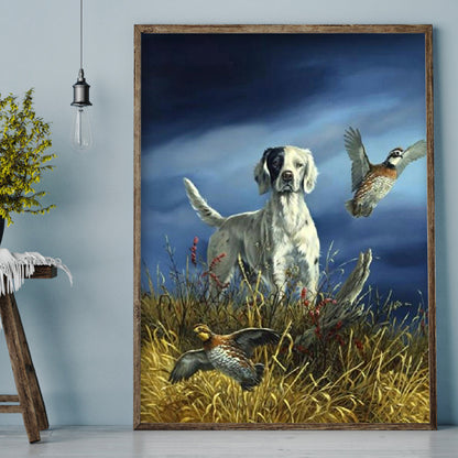 Dog - Full Square Drill Diamond Painting 30X40CM