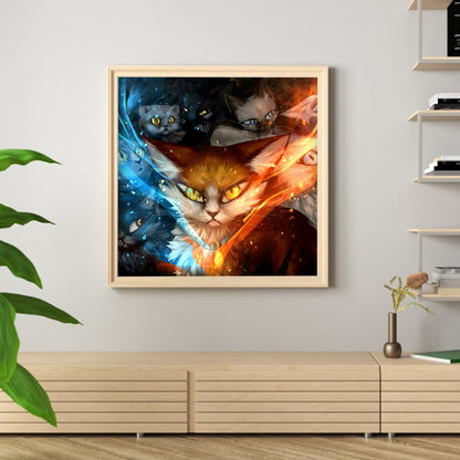 Cat - Full Square Drill Diamond Painting 30*40CM