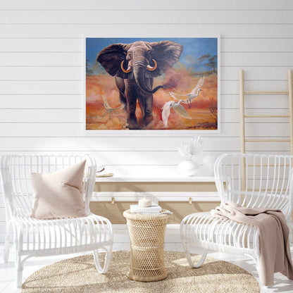 Elephant - Full Square Drill Diamond Painting 30X40CM