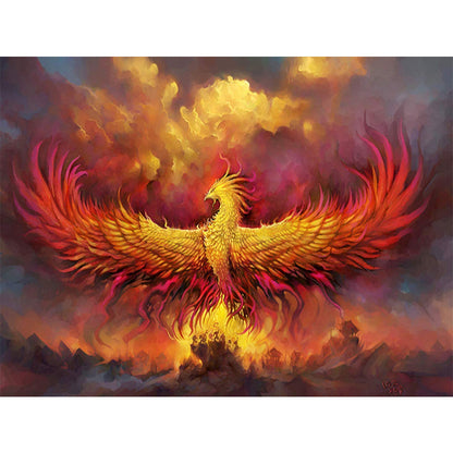 Phoenix Bird - 11CT Stamped Cross Stitch 50*40CM