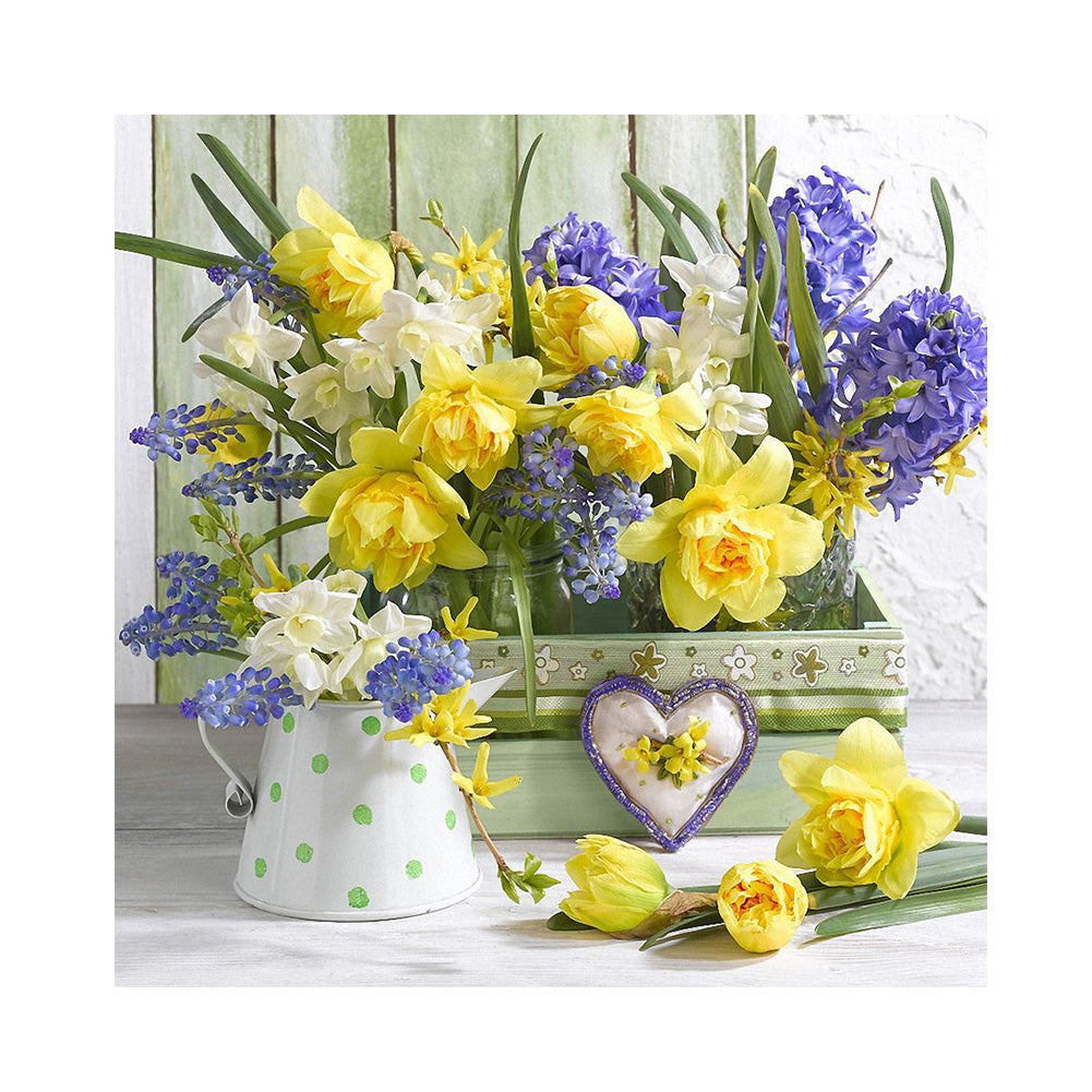 Daffodils - 11CT Stamped Cross Stitch 50*50CM