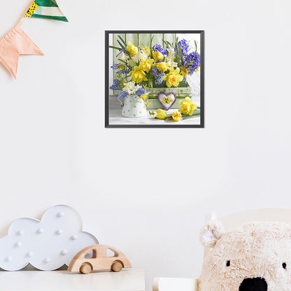 Daffodils - 11CT Stamped Cross Stitch 50*50CM